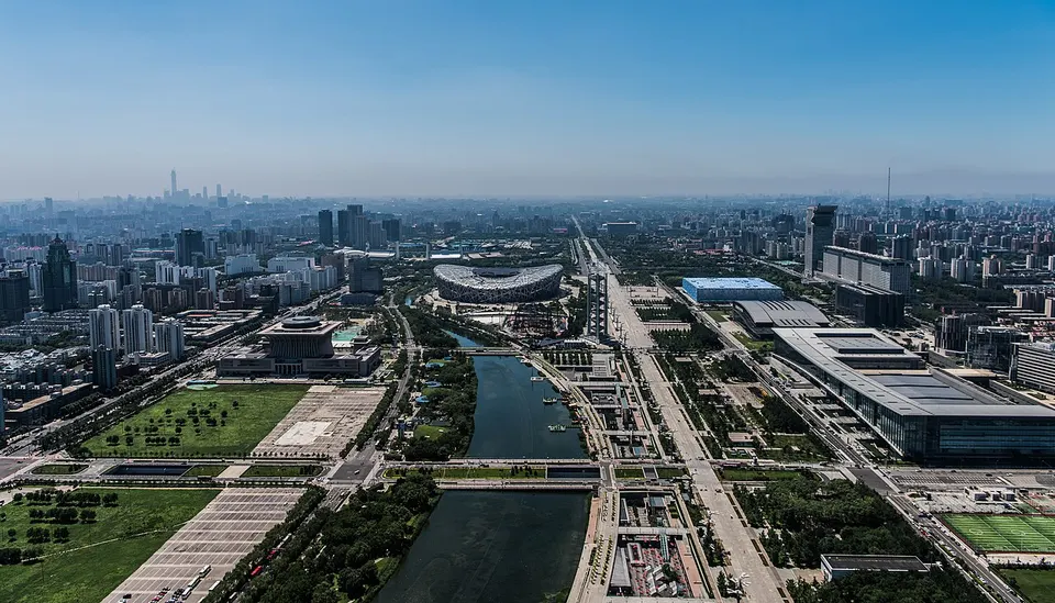 Bird's Nest and Olympic Green (奥林匹克公园)